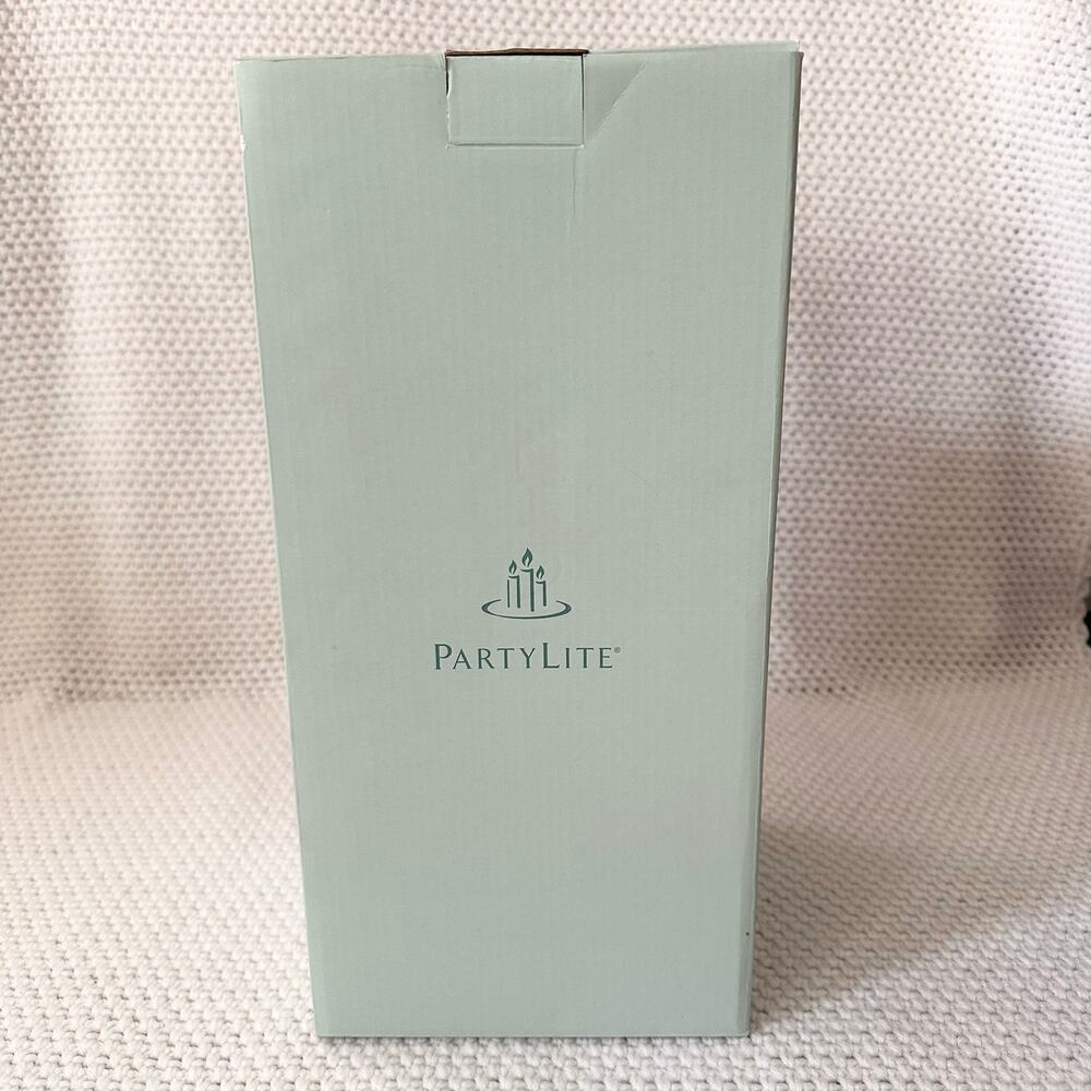 Partylite NIB P90534 Modern Rustic Country Hurricane Glass Candle Holder Retired - Picture 4 of 6